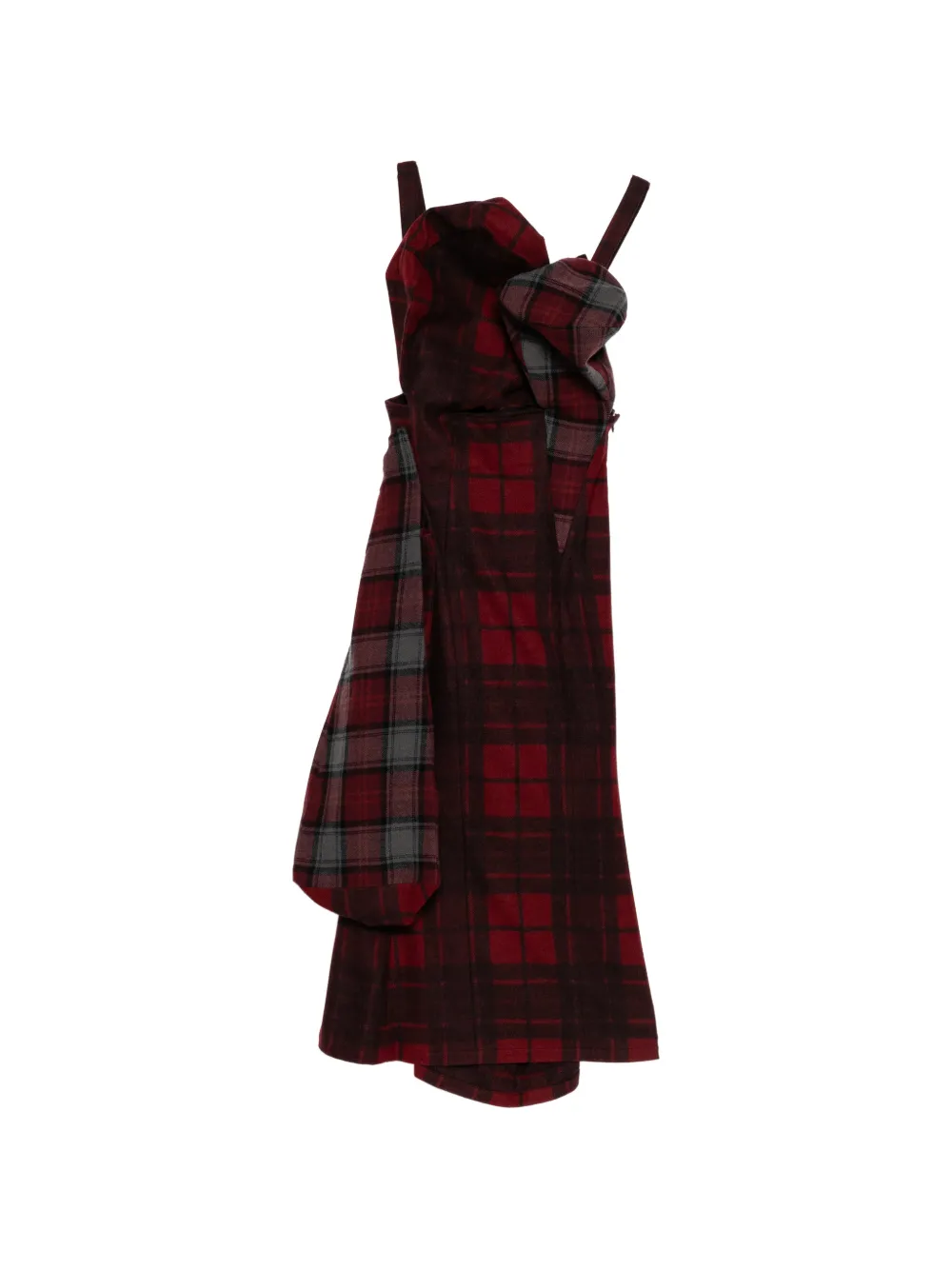 Yohji Yamamoto Abito a quadri - Rosso