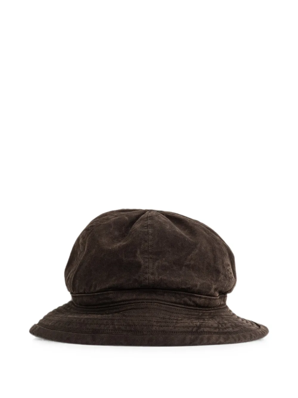 TAIGA TAKAHASHI Lot.010 military cotton hat - Marrone