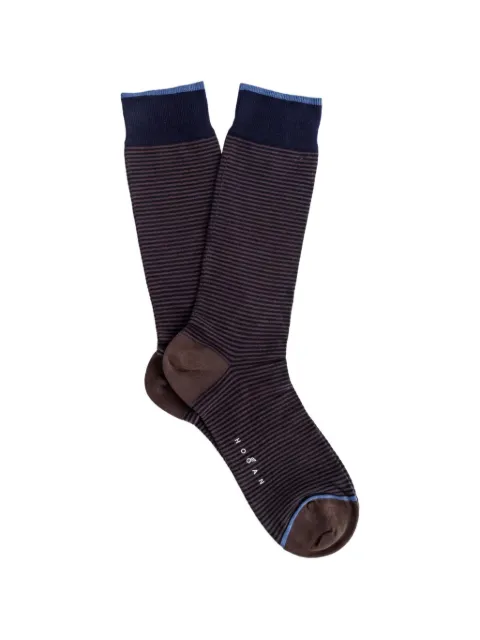 Hogan striped rib-trimmed socks