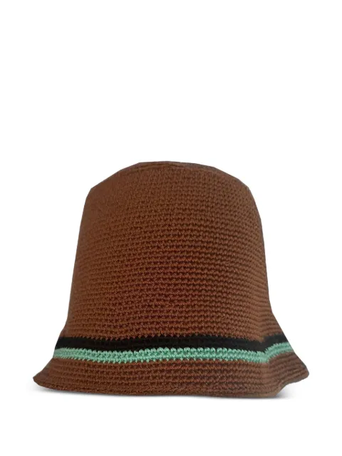 B.B. Walace	 Schnabel knitted cloche bucket hat