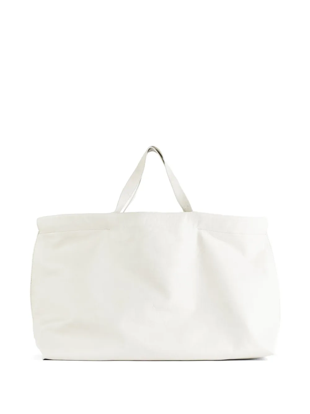 bea mombaers leather tote bag