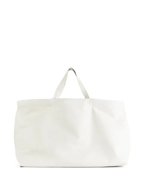 bea mombaers leather tote bag