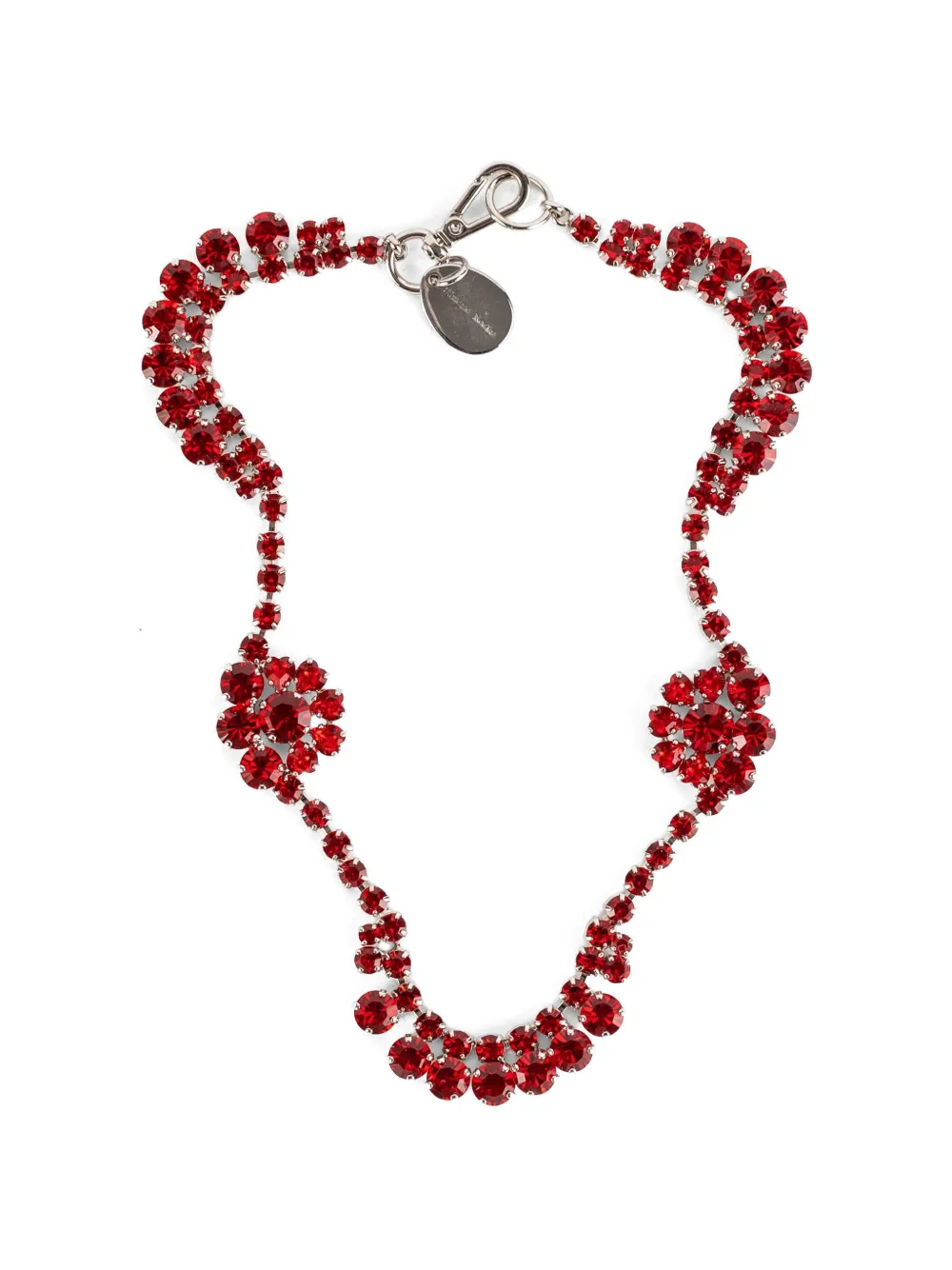 Simone Rocha Sepal scalloped necklace - Rosso
