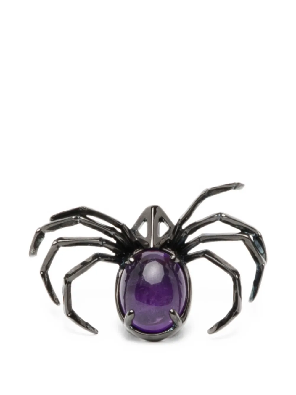 Yohji Yamamoto spider-motif pin - Schwarz