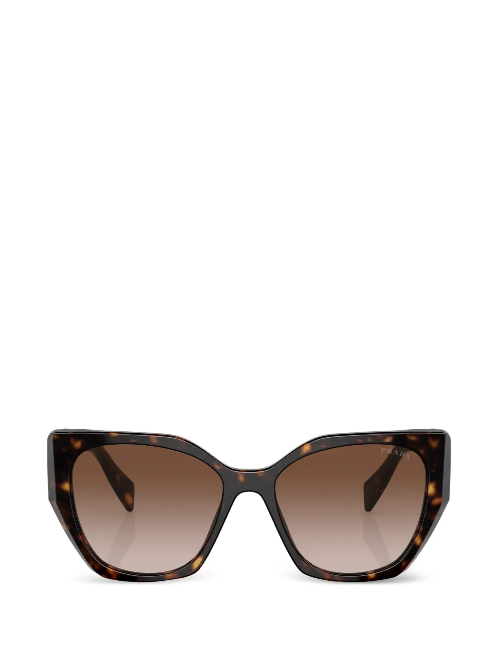 Prada Eyewear tortoiseshell-effect geometric-frame sunglasses · 56