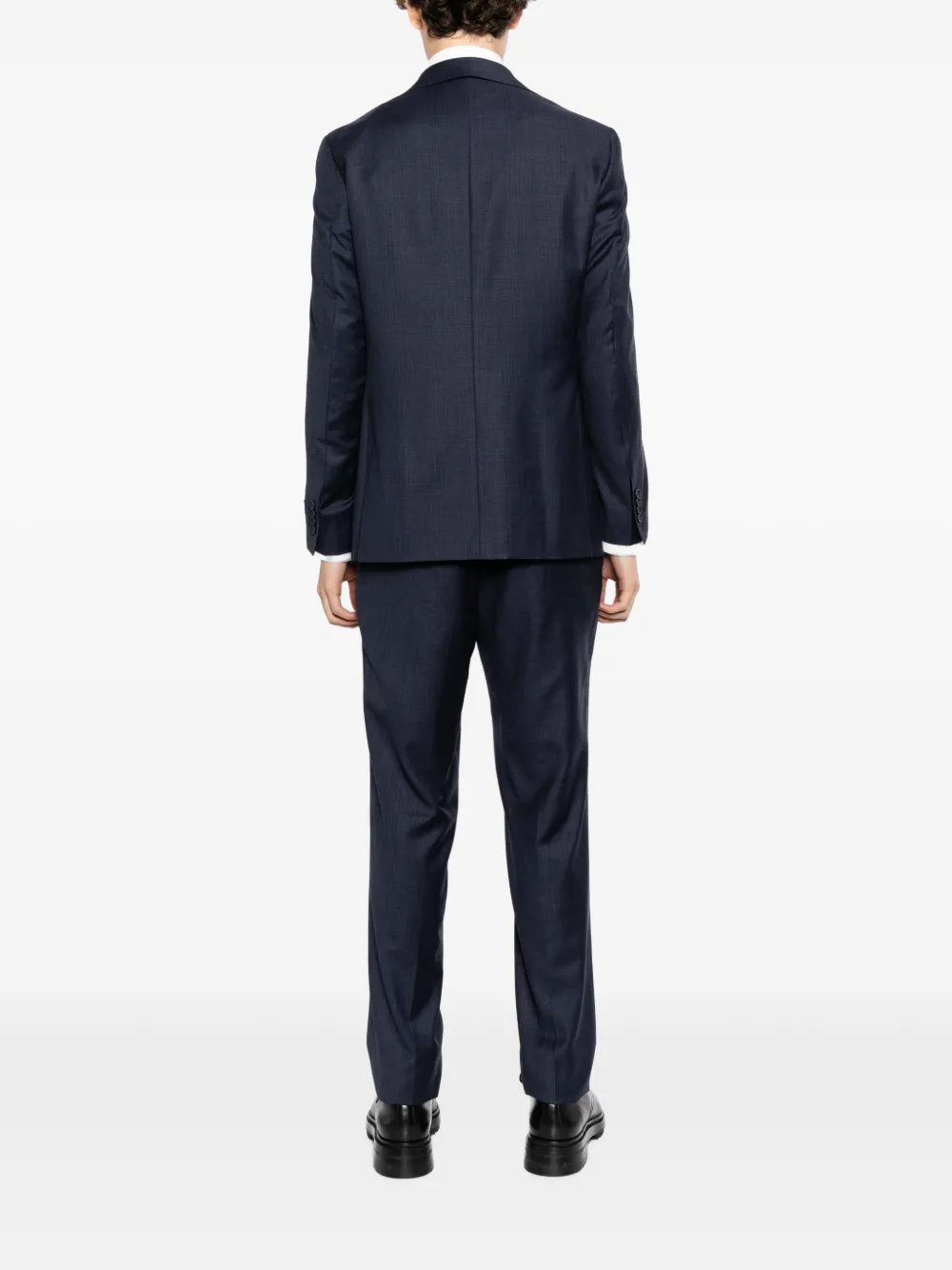 Canali Pak met enkele rij knopen Blauw