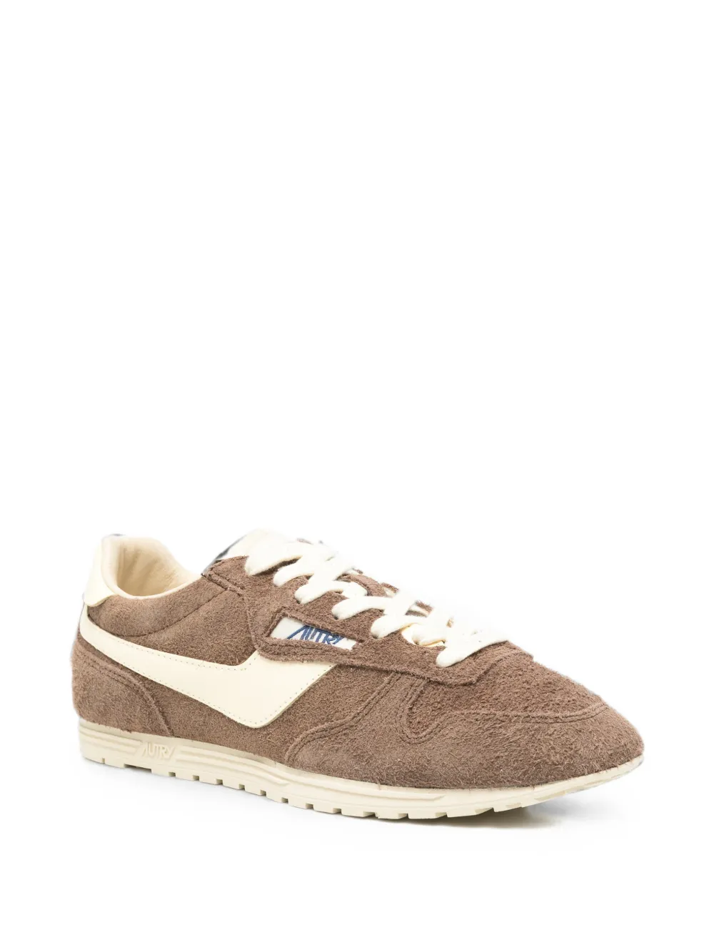 Autry Windspin suede logo-patch sneakers Bruin
