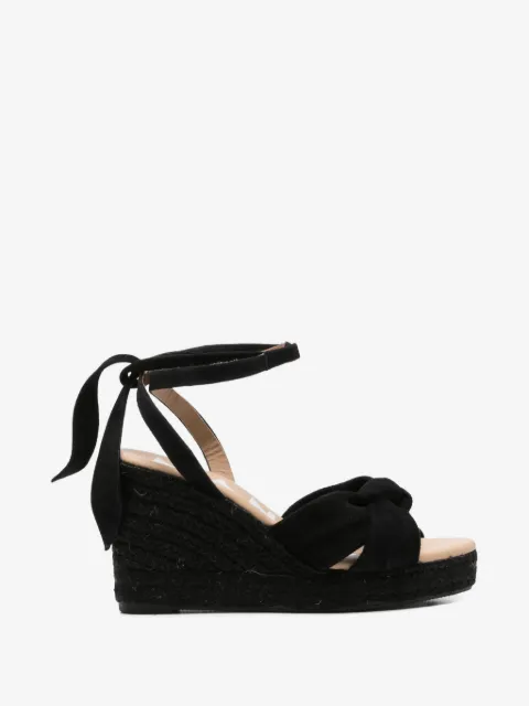 Manebi knot-detail wedge espadrilles