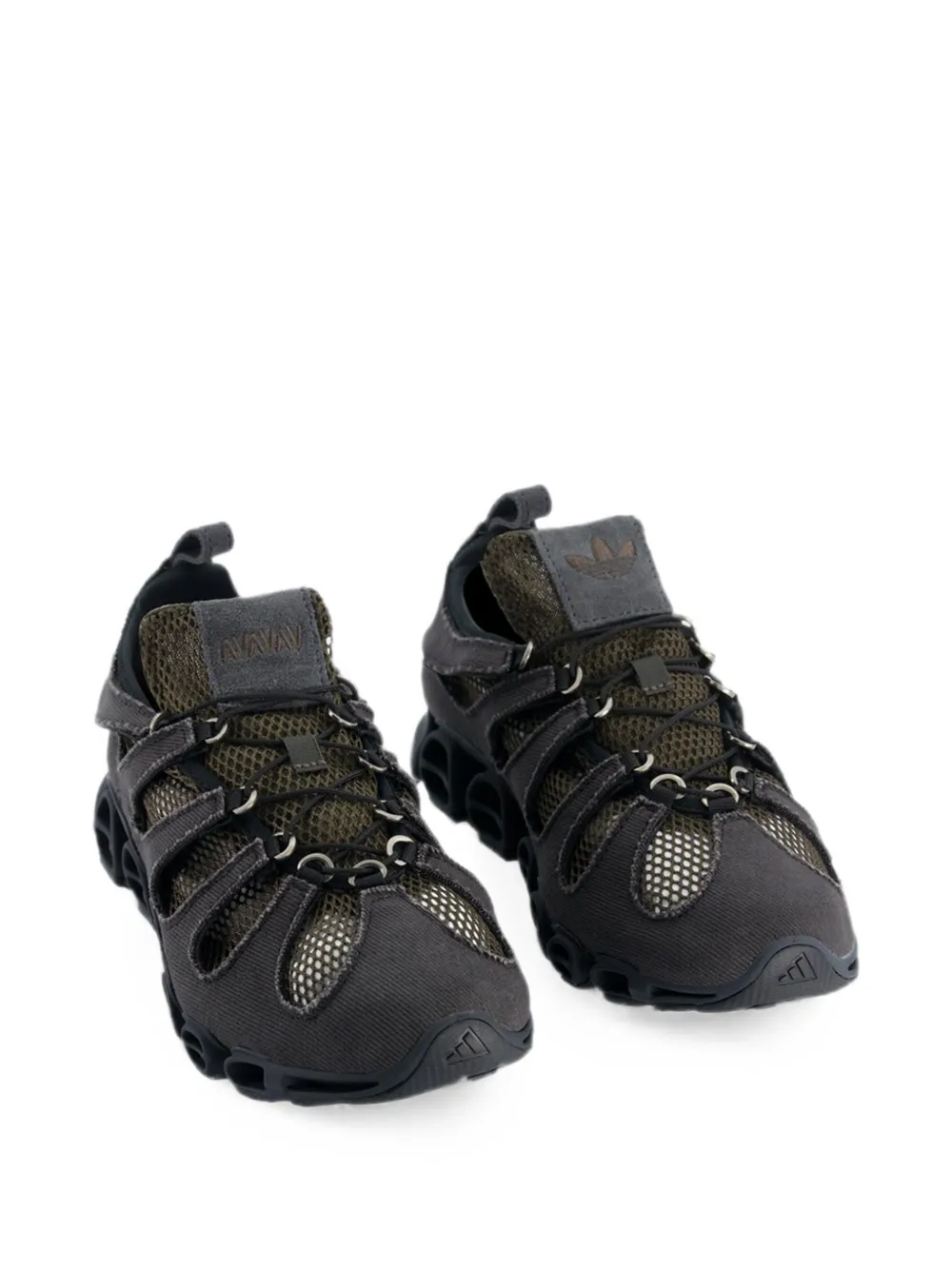 AVAVAV x adidas Originals Megaride cutout sneakers Grijs