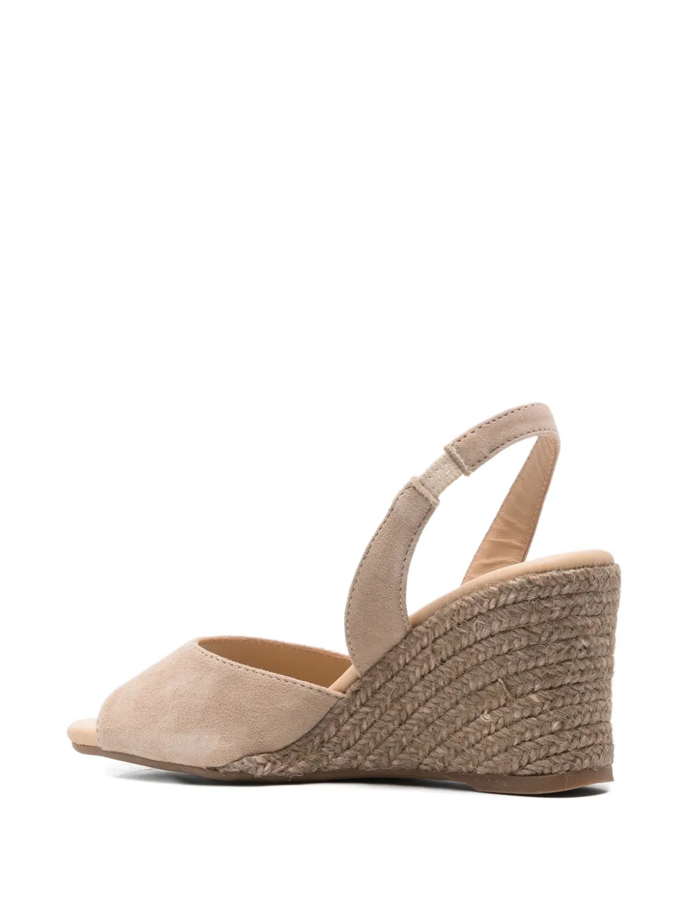 Manebi slingback wedge sandals Beige