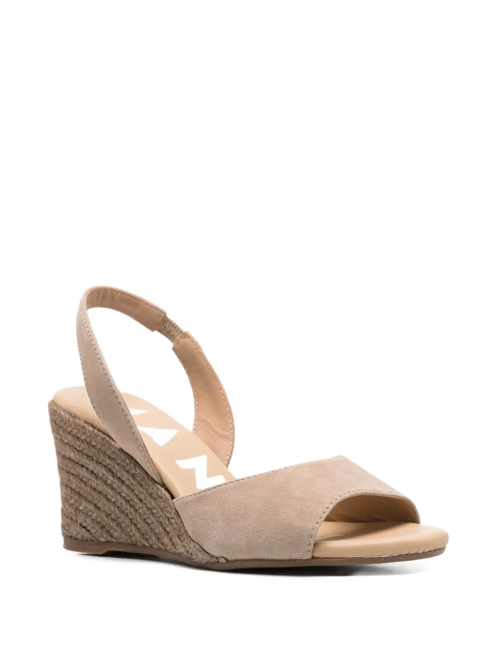 Manebi slingback wedge sandals Beige