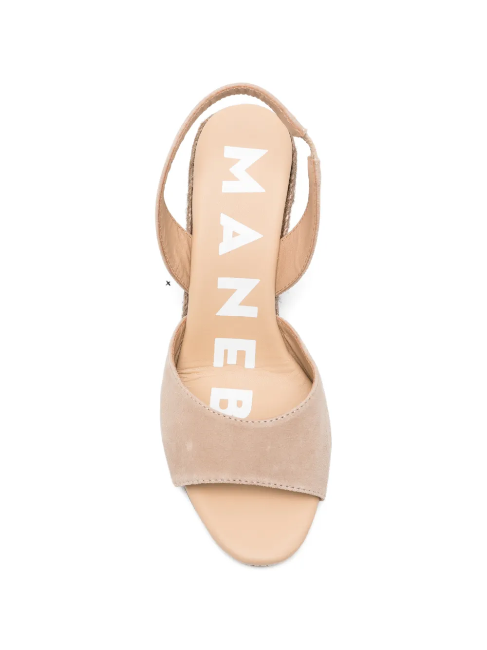Manebi slingback wedge sandals Beige