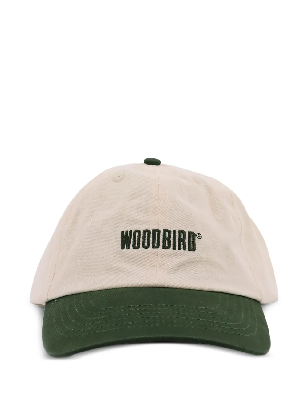 Woodbird WBCore logo-embroidered twill cap - Toni neutri