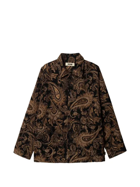 Woodbird Blade Rong paisley-print shirt jacket