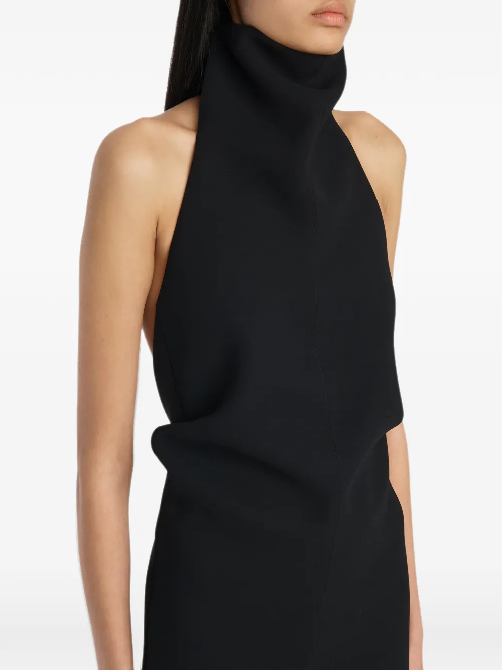 KHAITE Roxanne maxi-jurk met halternek Zwart