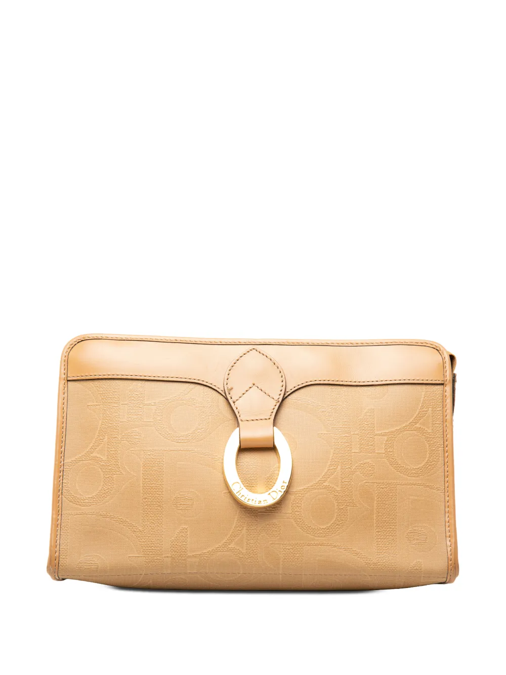 Christian Dior Pre-Owned 20th Century Diorissimo Trotter Coated Canvas clutch bag - Marrone