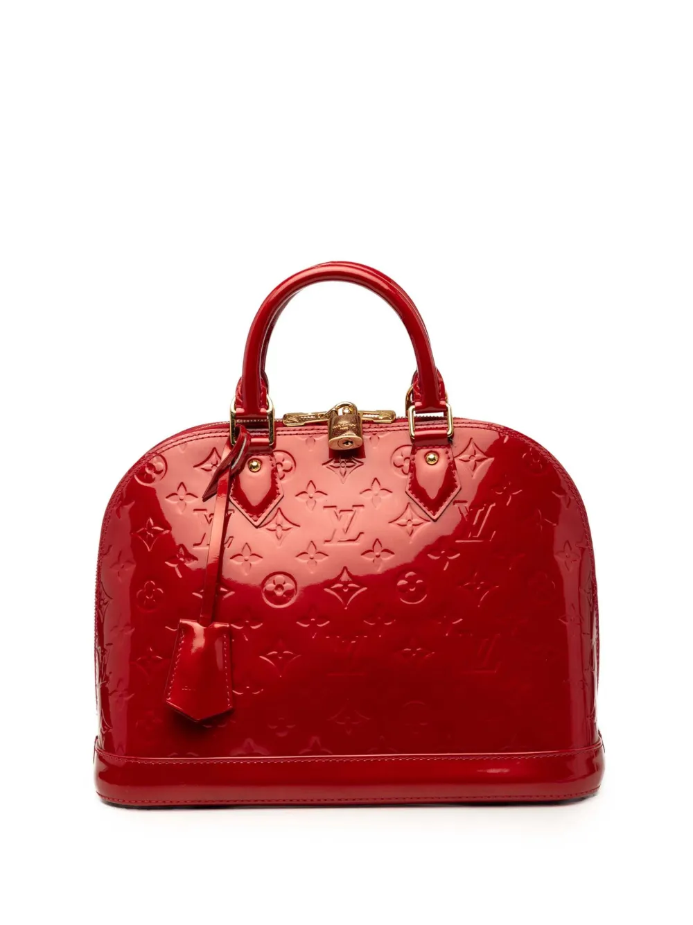 Louis Vuitton Pre-Owned 2013 Monogram Vernis Alma PM handbag - Rosso