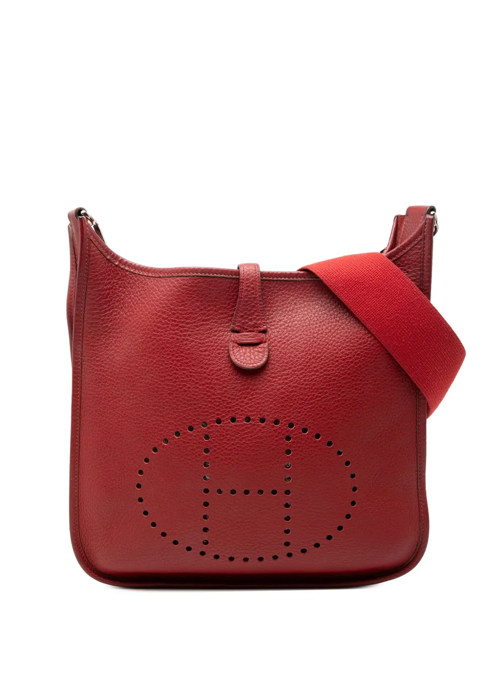 Hermès Pre-Owned 2006 Clemence Evelyne II PM crossbody bag - Rosso