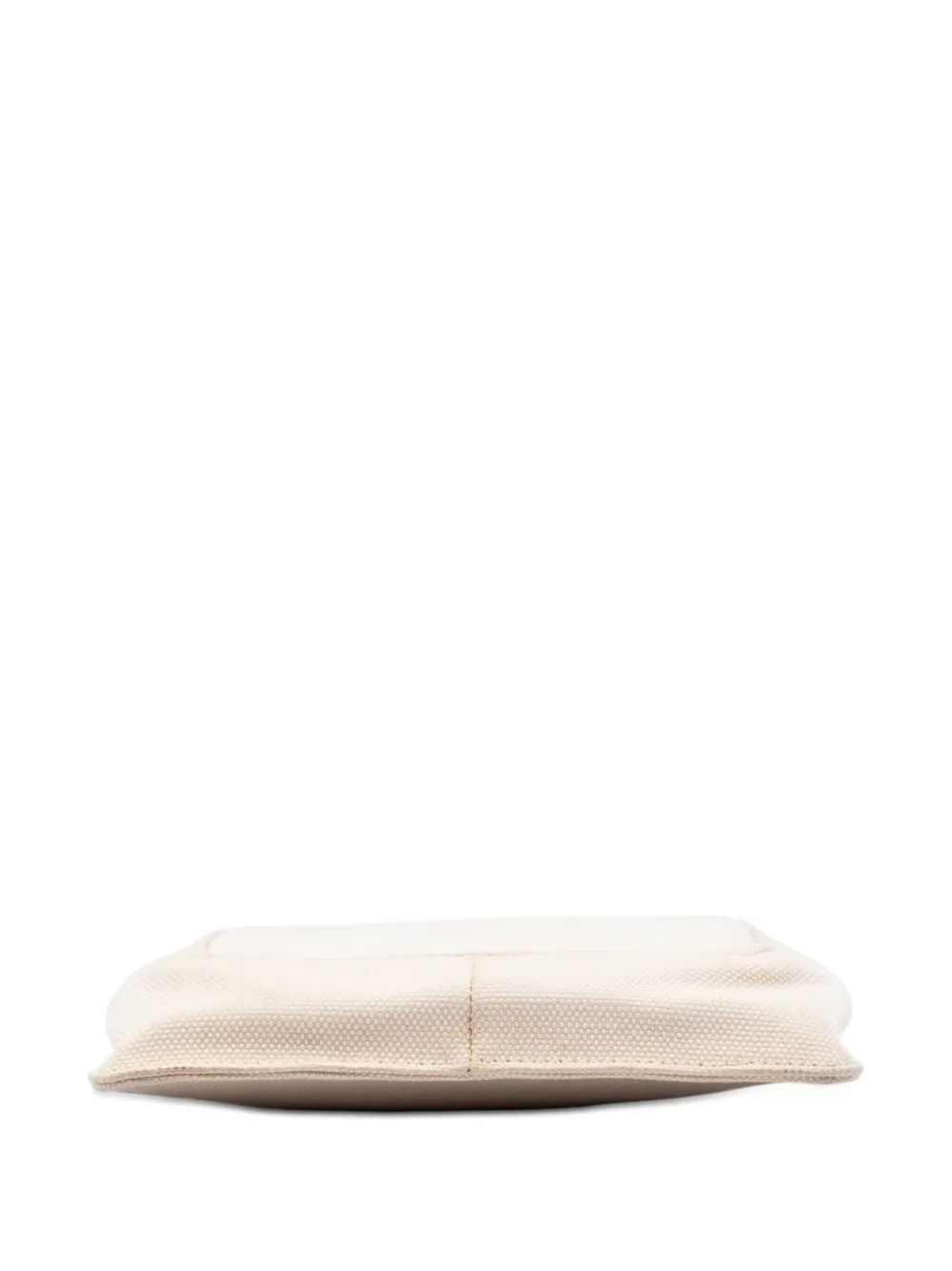Fendi Pre-owned 20th Century Canvas FF Crossbody Bag in White, view 4
