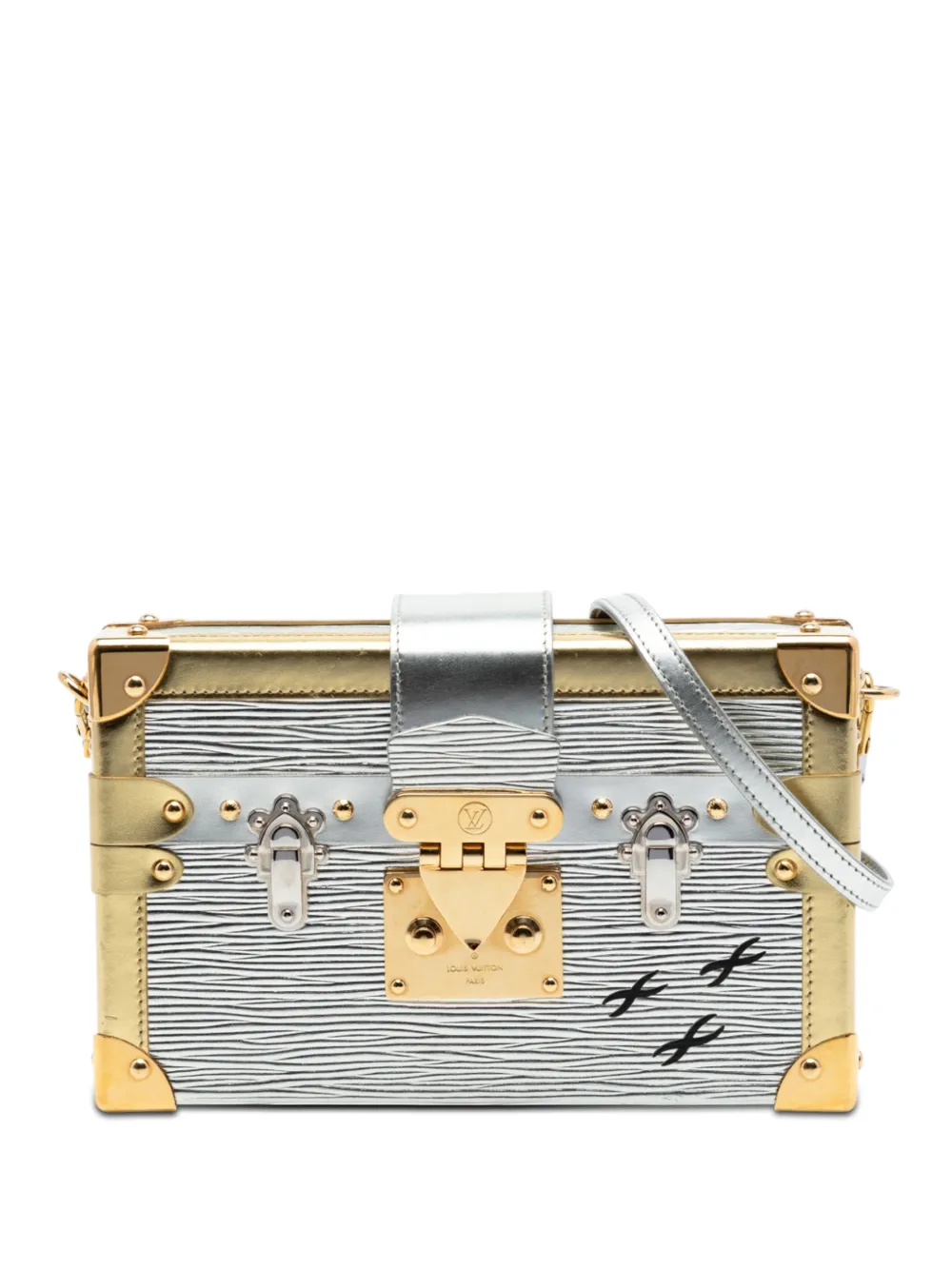 Louis Vuitton Pre-Owned 2017 Epi Petite Malle crossbody bag - Argento