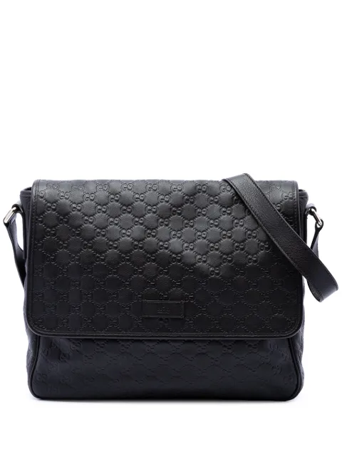 Gucci Pre-Owned 2016-2026 Guccissima Messenger Bag crossbody bag
