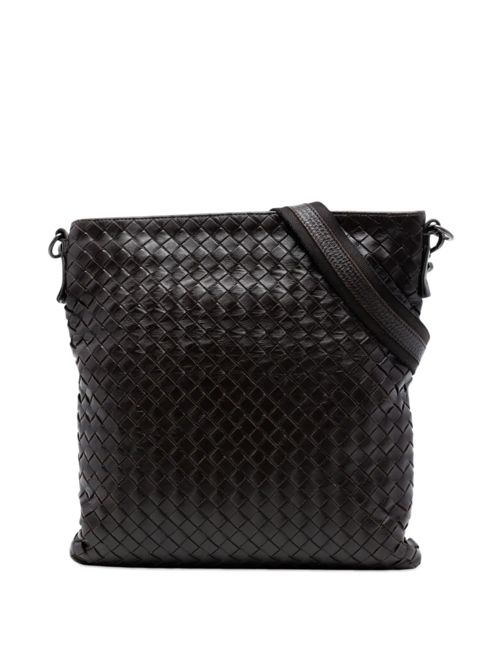 Bottega Veneta Pre-Owned 2012-2026 Nappa Intrecciato VN crossbody bag - Marrone