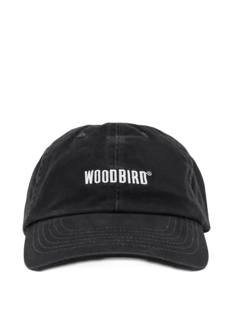 Woodbird logo-embroidered cotton cap