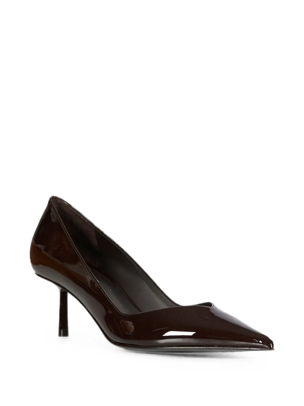 Le Silla patent-finish pointed-toe pumps Bruin