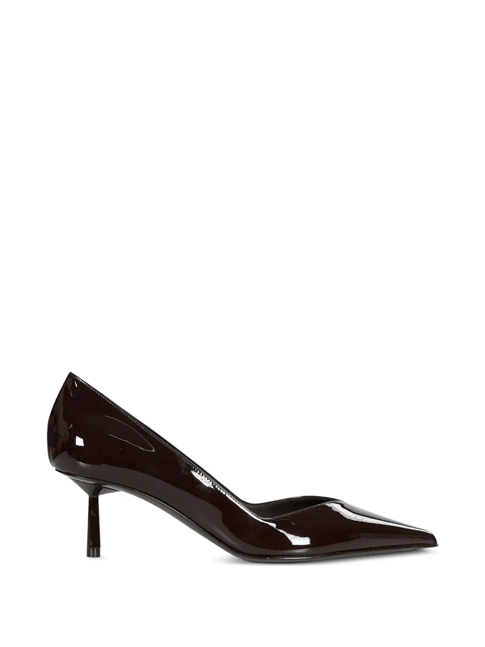 Le Silla patent-finish pointed-toe pumps Bruin