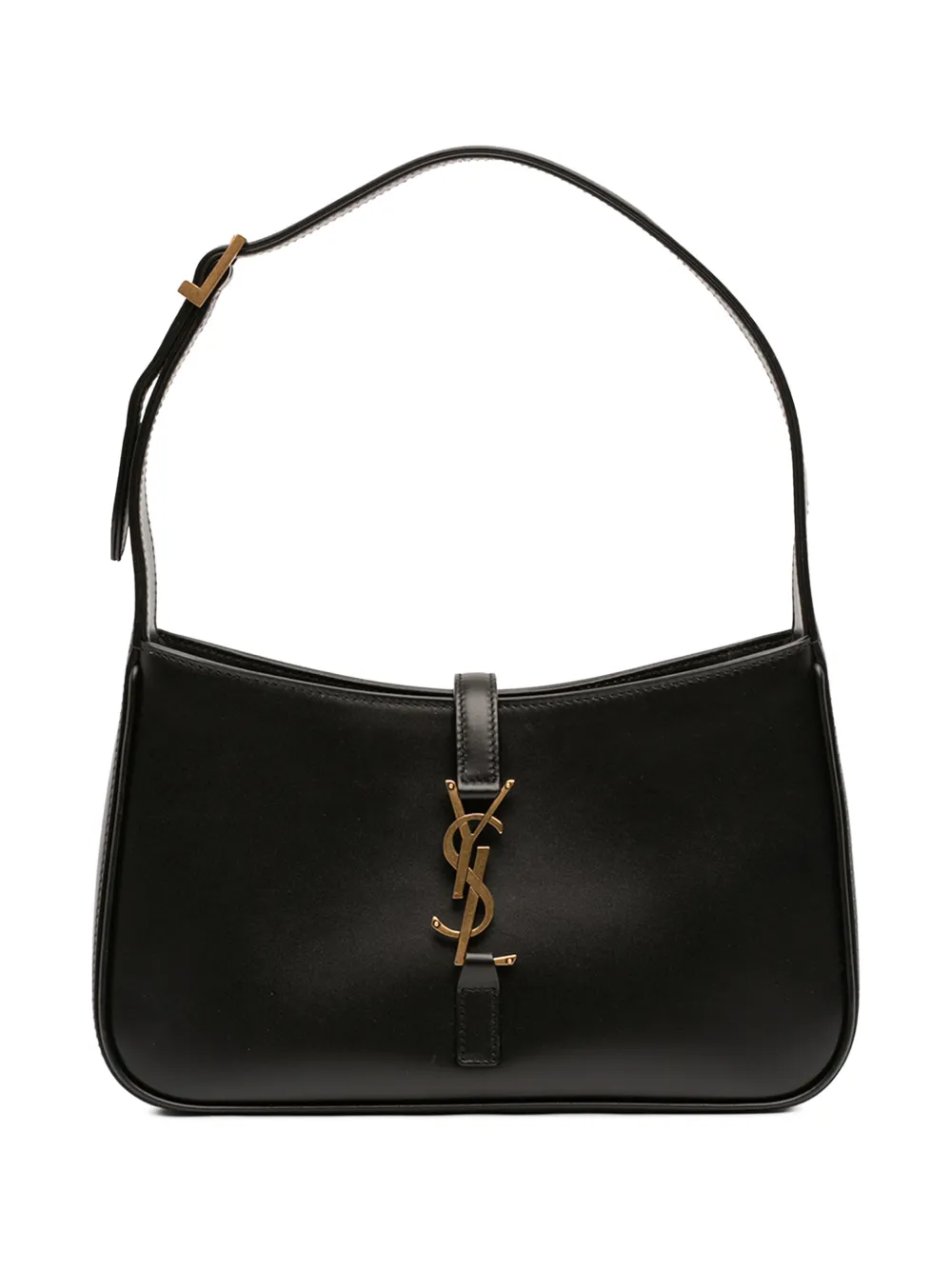 Saint Laurent Pre-Owned 2022 Smooth Calfskin Le 5 a 7 shoulder bag - Nero