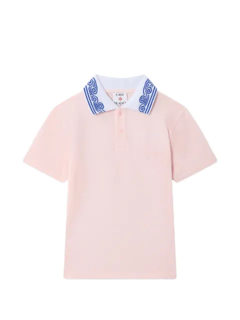 CASABLANCA KIDS polo med grafisk tryk