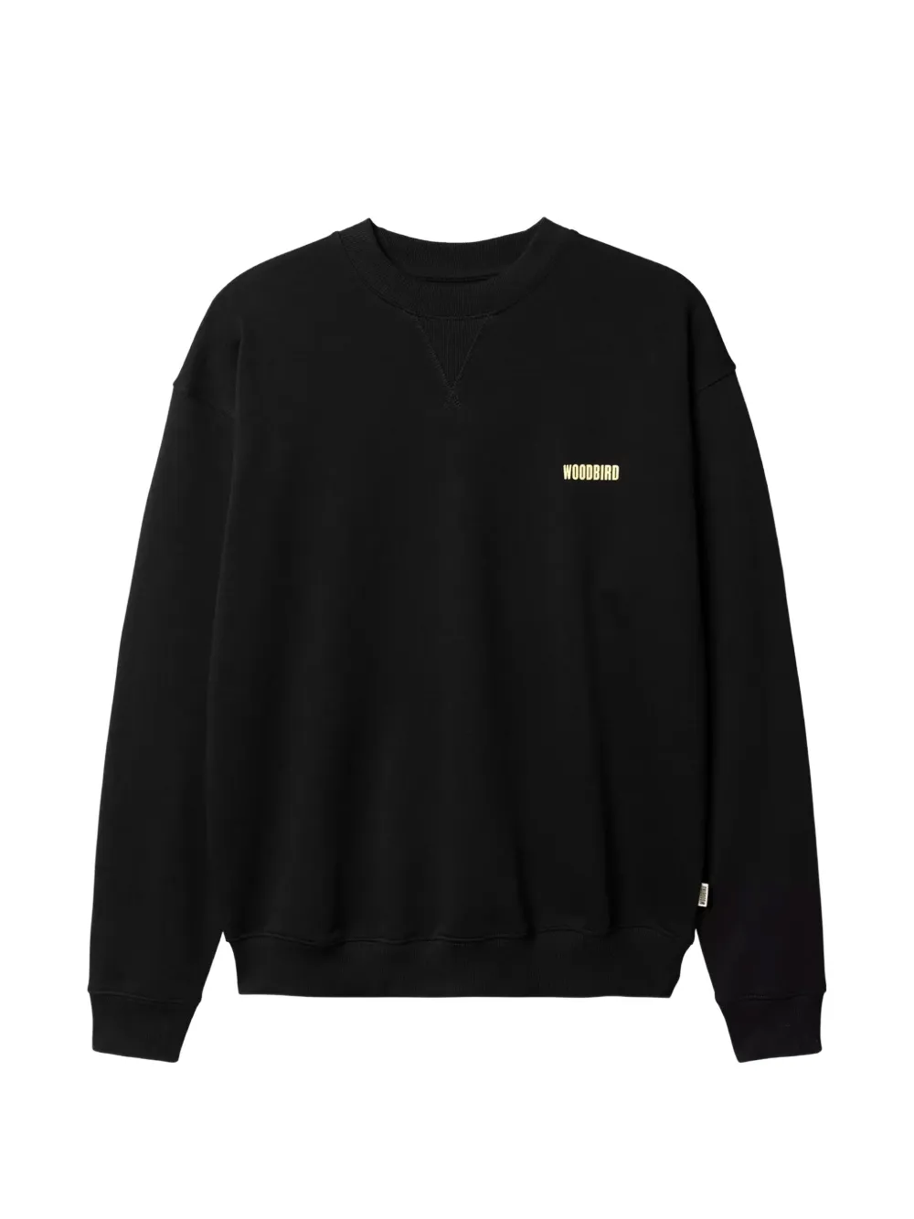 Woodbird Cane Lion logo-print cotton sweater - Nero
