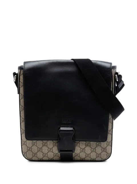 Gucci Pre-Owned 2016-2026 GG Supreme Flap Messenger Bag crossbody bag