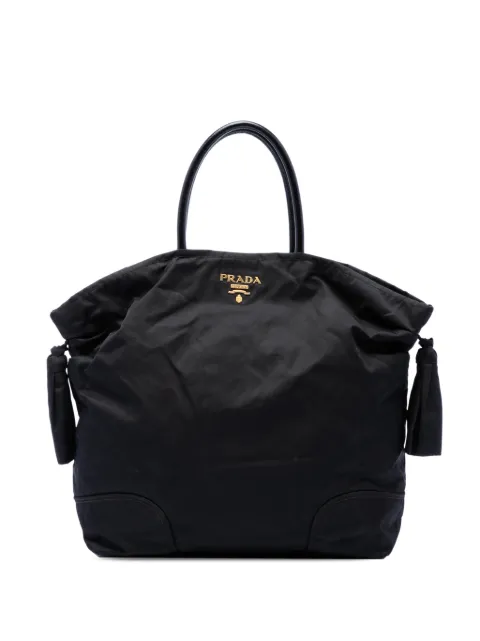 Prada Pre-Owned 2010-2026 Tessuto Bow tote bag