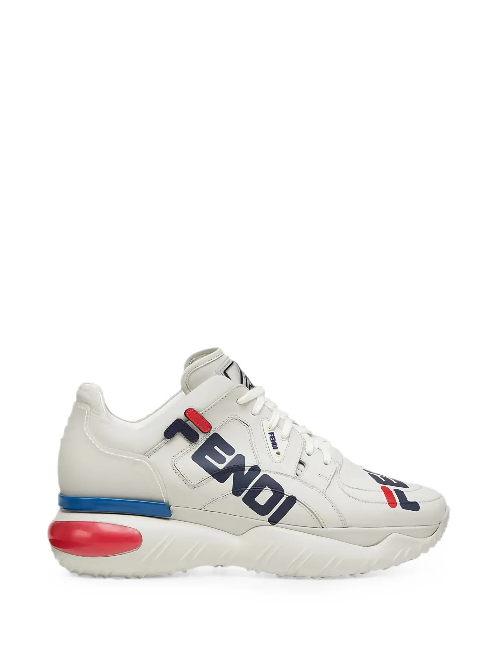 Fila x Fendi logo-print sneakers - Bianco