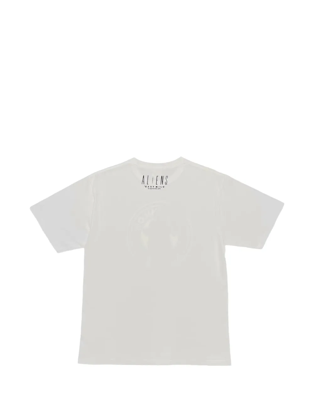 A BATHING APE T-shirt met grafische print Wit