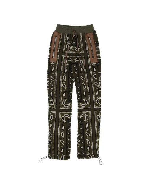 AMIRI pantalones de chándal con estampado bandana