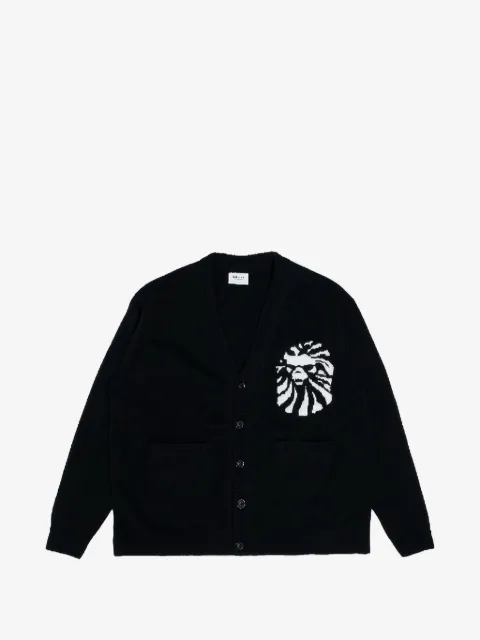 A BATHING APE® cardigan à détail de patch