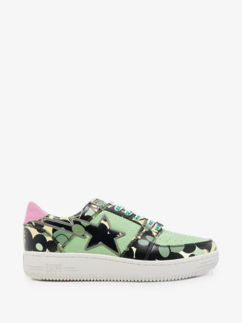 A BATHING APE® x Mo' Wax x Unkle Bapesta Low M2 camo-print sneakers