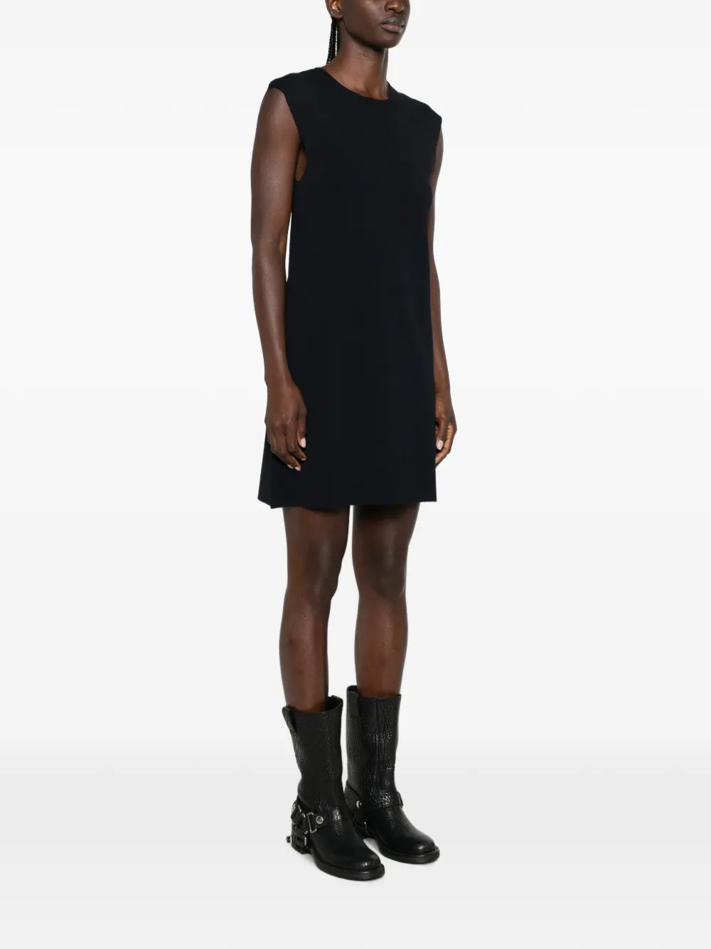 P.A.R.O.S.H. Mouwloze mini-jurk Blauw