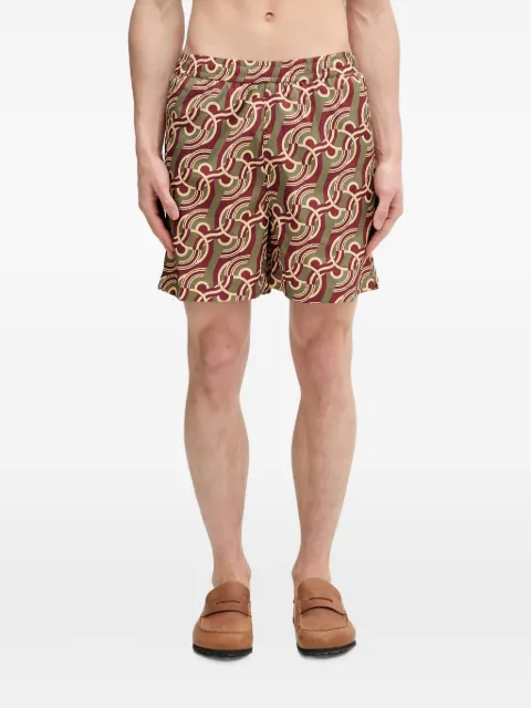 Drôle De Monsieur badeshorts med kædeled og monogram