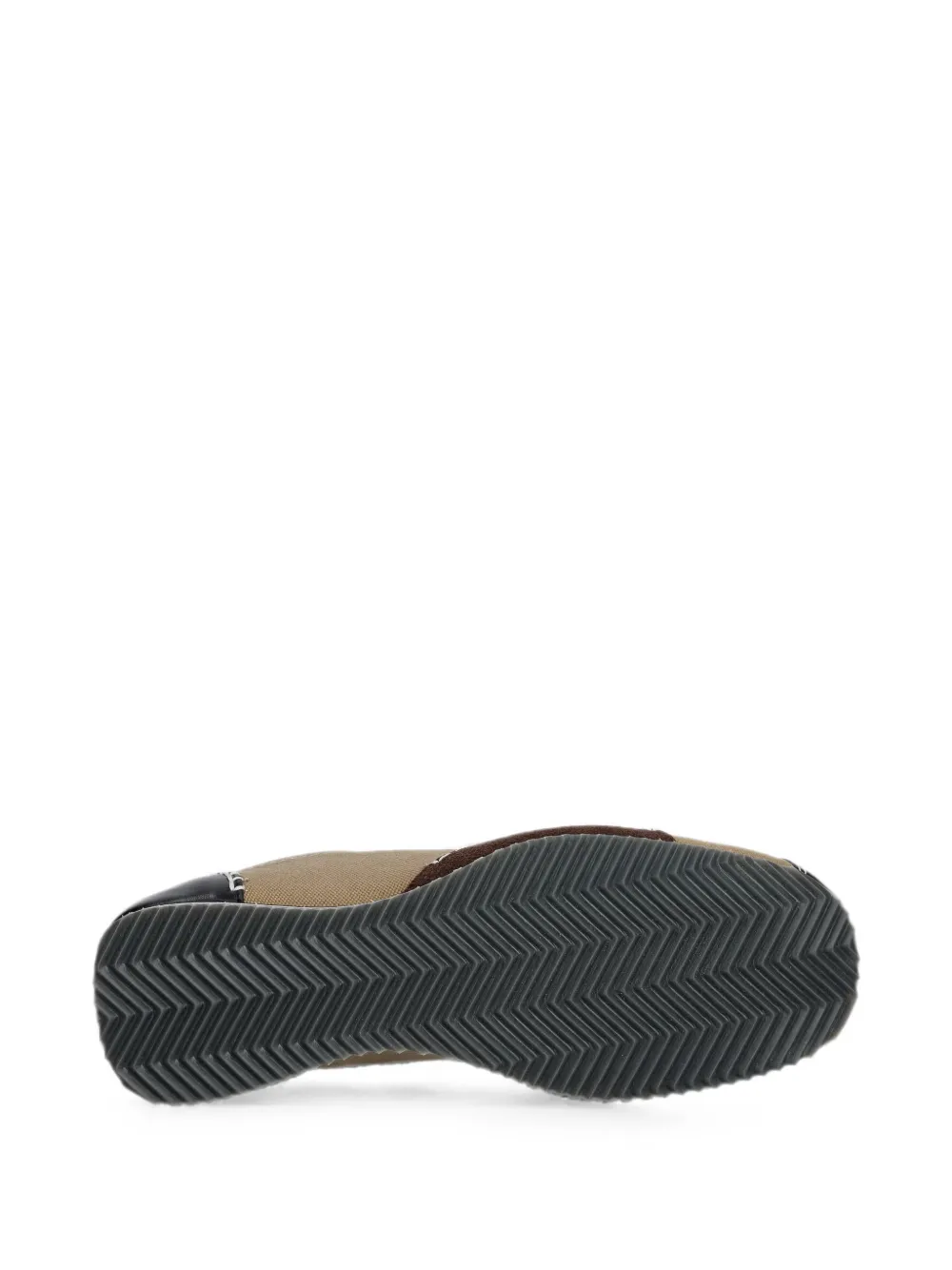 Wales Bonner Paris sneakers met contrasterende stiksels en leren vlakken Beige