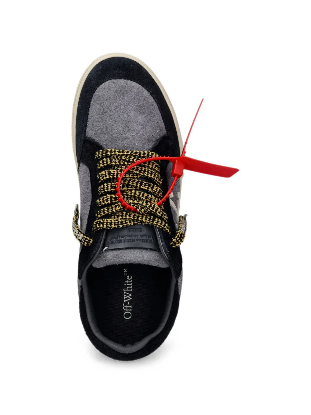 Off-White Arrows-patch panelled sneakers Grijs