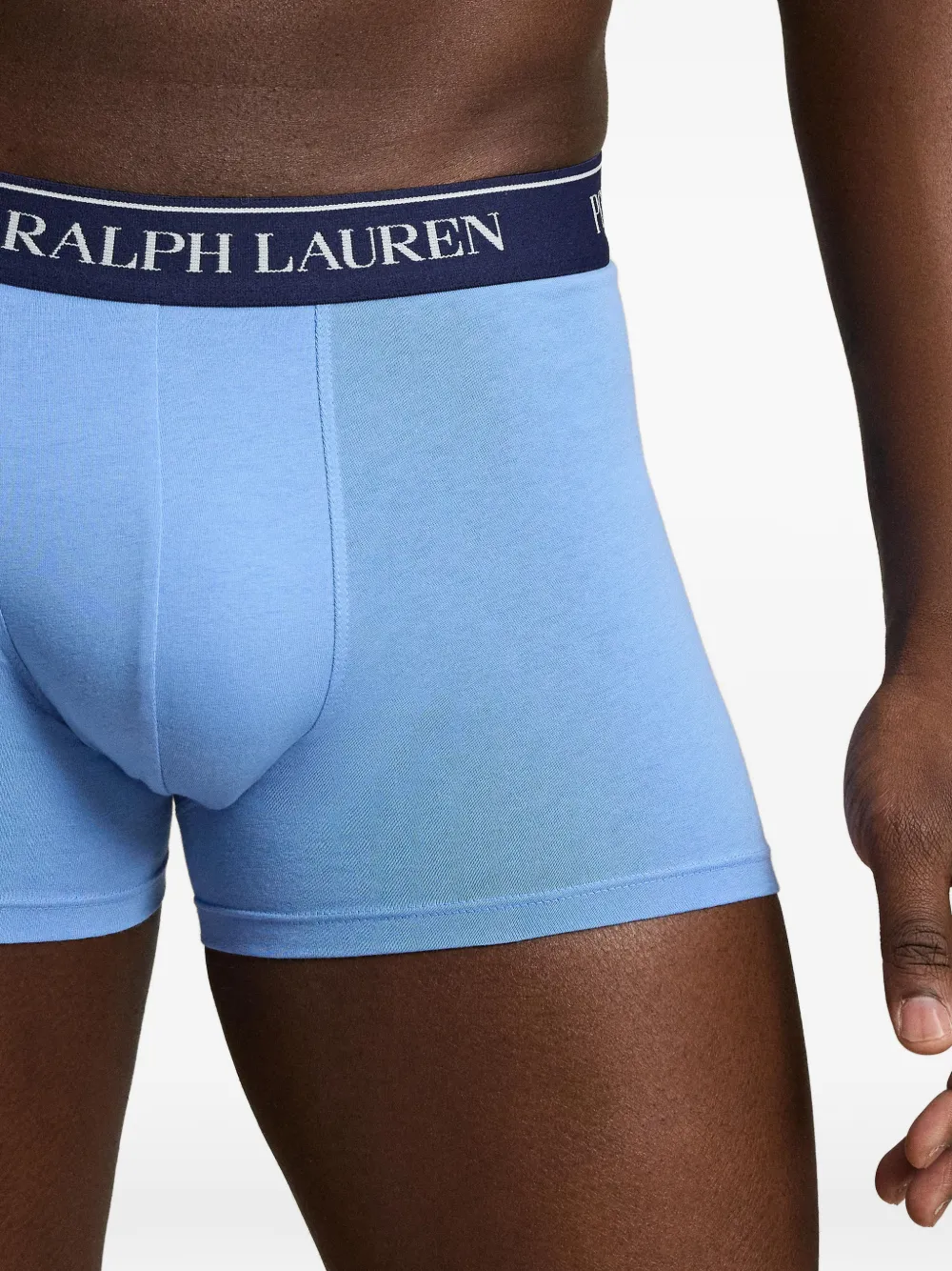 Polo Ralph Lauren Drie boxershorts met logoband Blauw