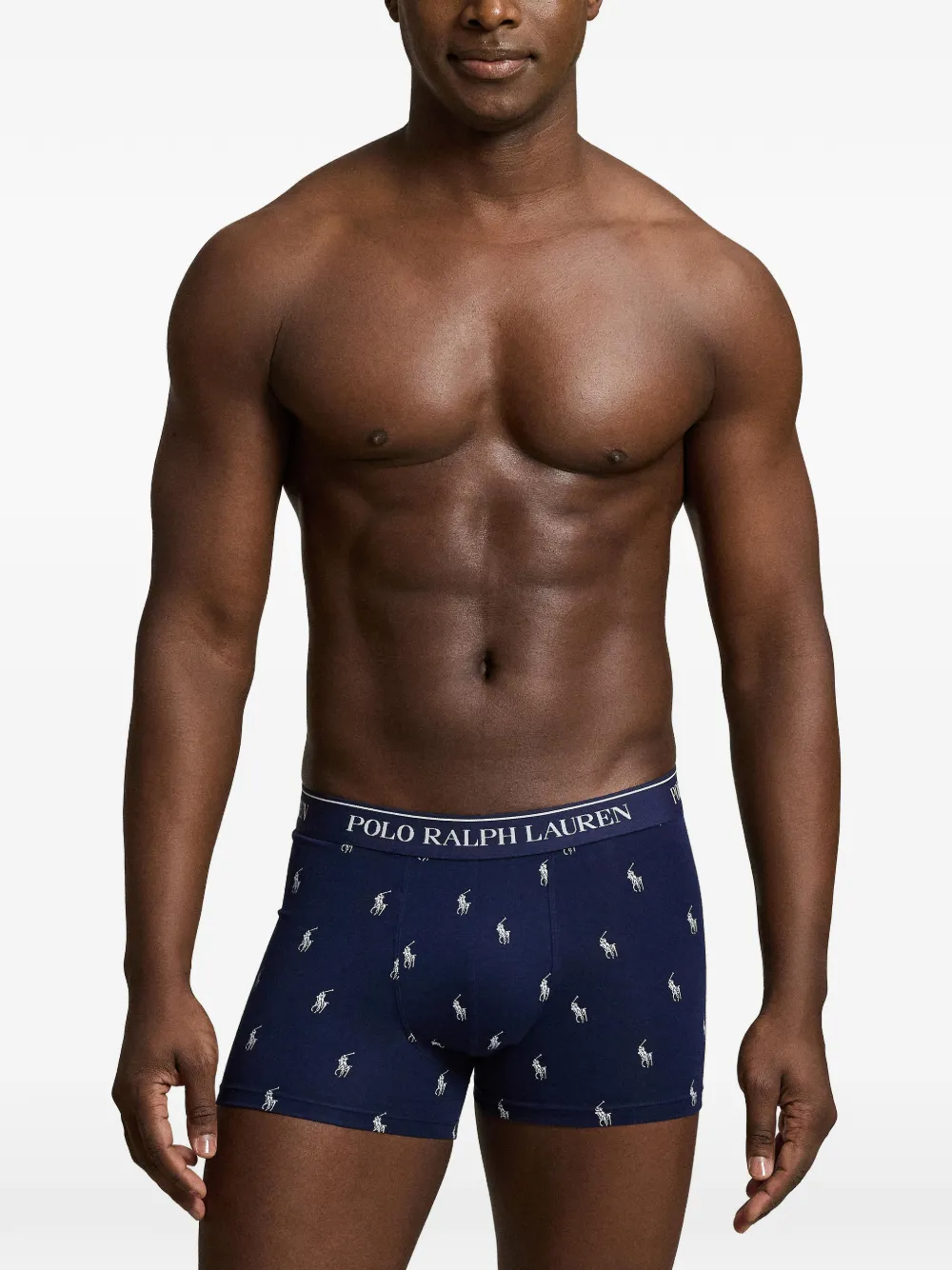 Polo Ralph Lauren Drie boxershorts met logoband Blauw