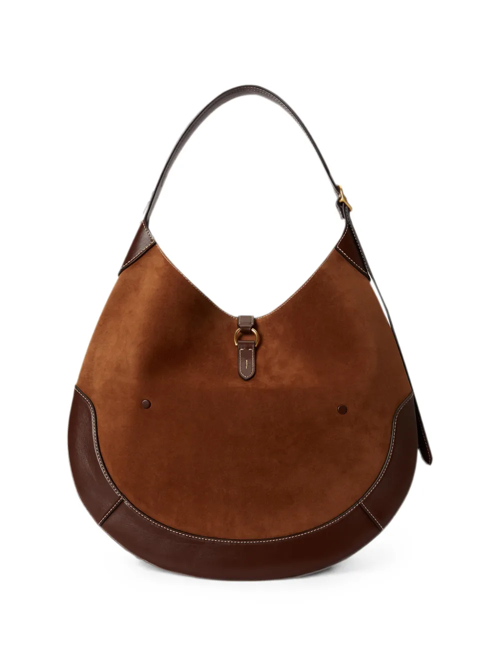 Polo Ralph Lauren Grote Polo ID schoudertas Bruin