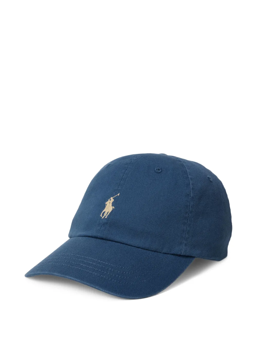 Polo Ralph Lauren Pony-embroidered cotton-chino baseball cap - Blu