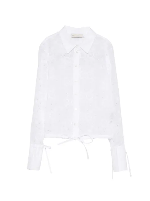 Tory Burch broderie-anglaise floral shirt