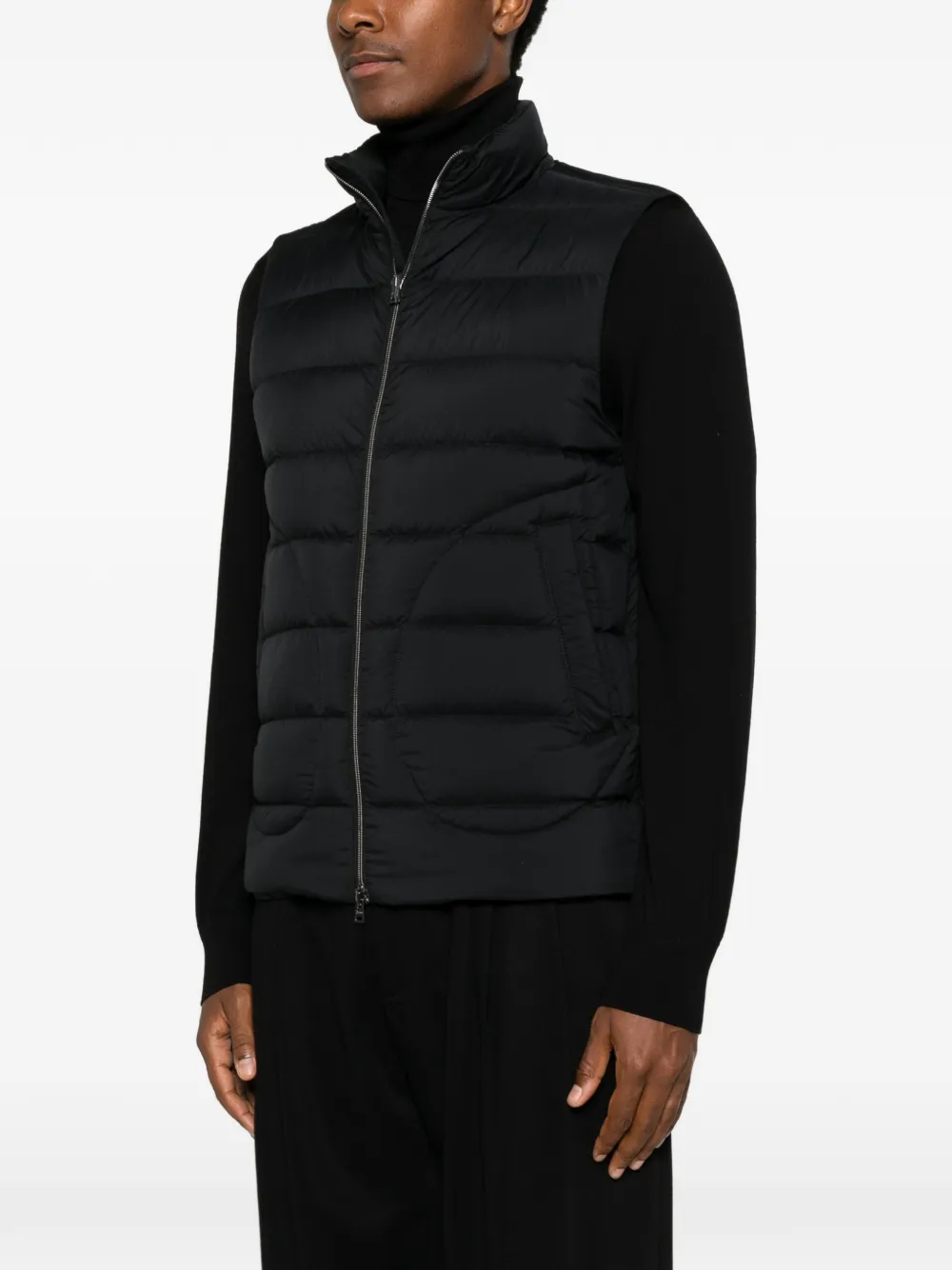 Herno Gewatteerde bodywarmer Zwart