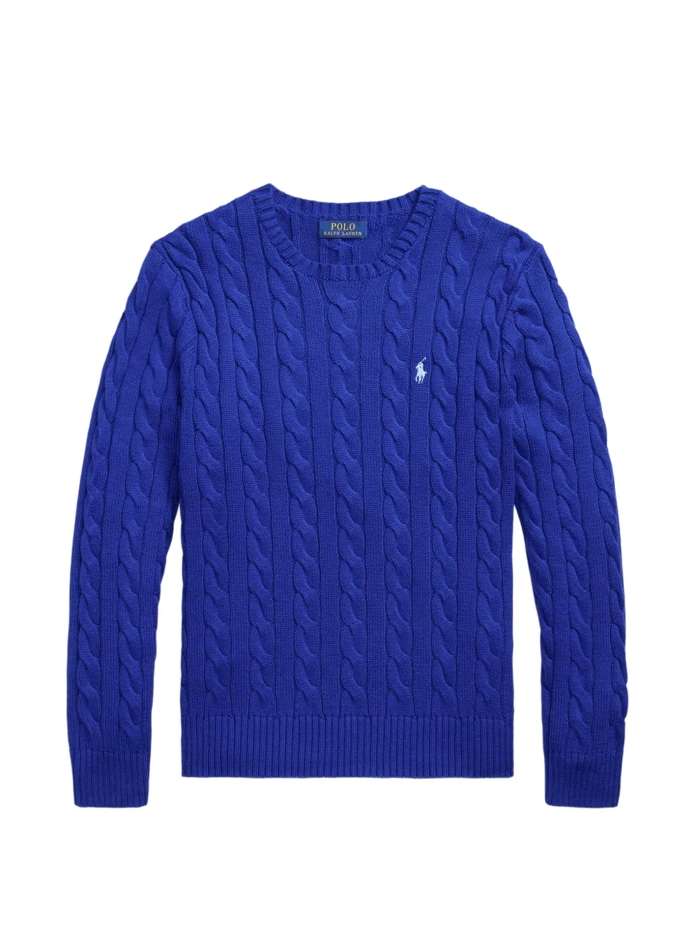 Polo Ralph Lauren cable-knit cotton sweater - Blu